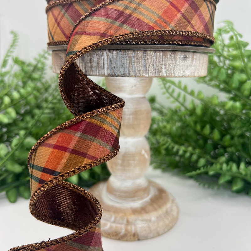 Fall Mesh Ribbon Fall Ribbon - Etsy