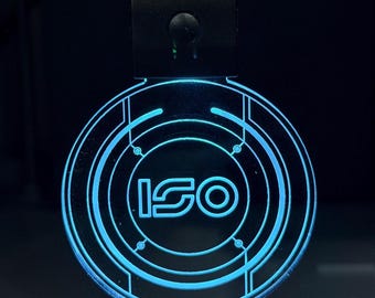 Personalized LED Illuminated Identity Disc