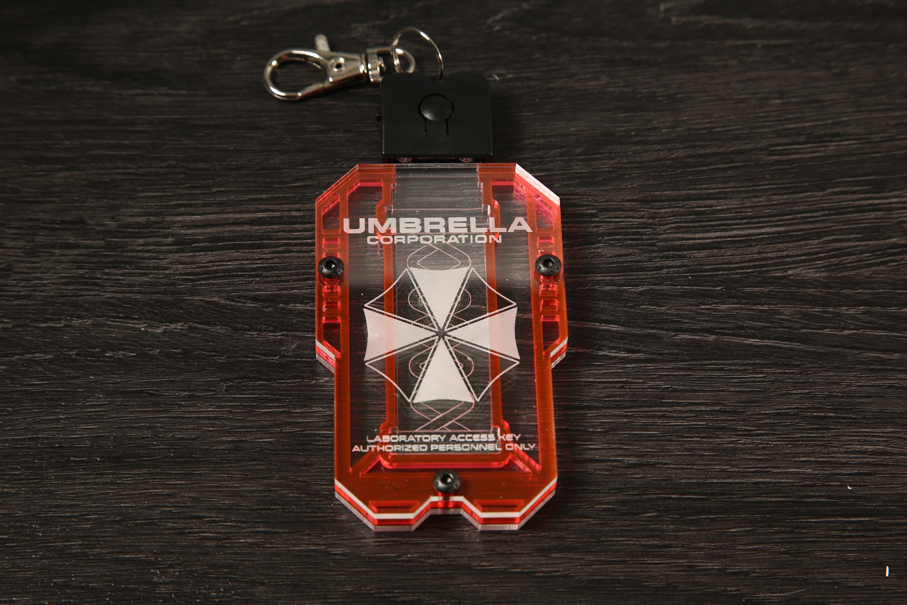 LED Biohazard Access Key Pendant - Cyberpunk Accessory - Cyberwear ...
