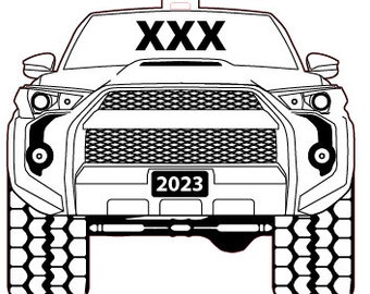 Pickup Truck Christmas Ornament - 4 Runner -  4x4 Christmas Ornament - 4 x 4  Ornament