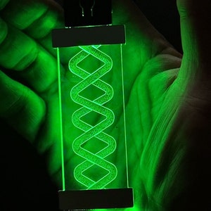 CyberPunk T-Virus LED Pendant - CyberPunk T-Virus LED Ornament - Virus - Biohazard LED Ornament