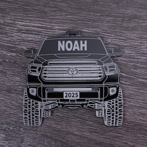 Pickup Truck Christmas Ornament - Tundra Ornament - 4x4 Christmas Ornament - 4 x 4  Ornament