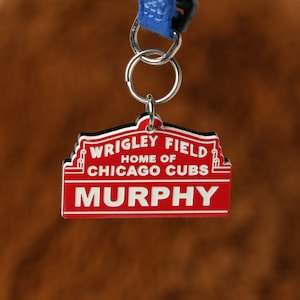 Personalized Wrigley Field Pet Tag - Personalized Wrigley Pet Tag