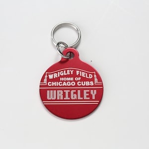 Personalized Wrigley Field Pet Tag, Cubs Pet Tag, Cubs Cat Tag, Cubs Dog Tag