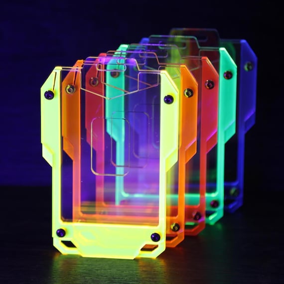 Cyberpunk Futuristic ID Card Holder | Badge Holder | Keycard Holder | Stylish Cyber Accessory for Work or Events