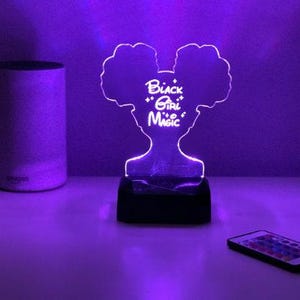 Black Girl Magic Sign - Black Girl Magic LED Night Light - Personalized Sign - Black Girl Magic Personalized Sign - Gift for Girls