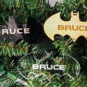 Personalized Bat Ornament - Bat Ornament