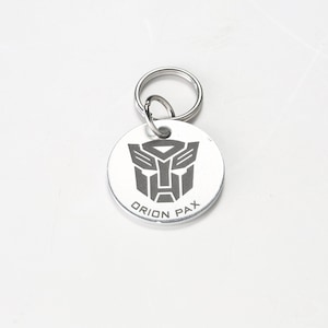 Personalized Decepticon Pet tag, personalized Autobots Pet Tag , Sci-Fi Pet Tag, Cat Tag, Pet ID