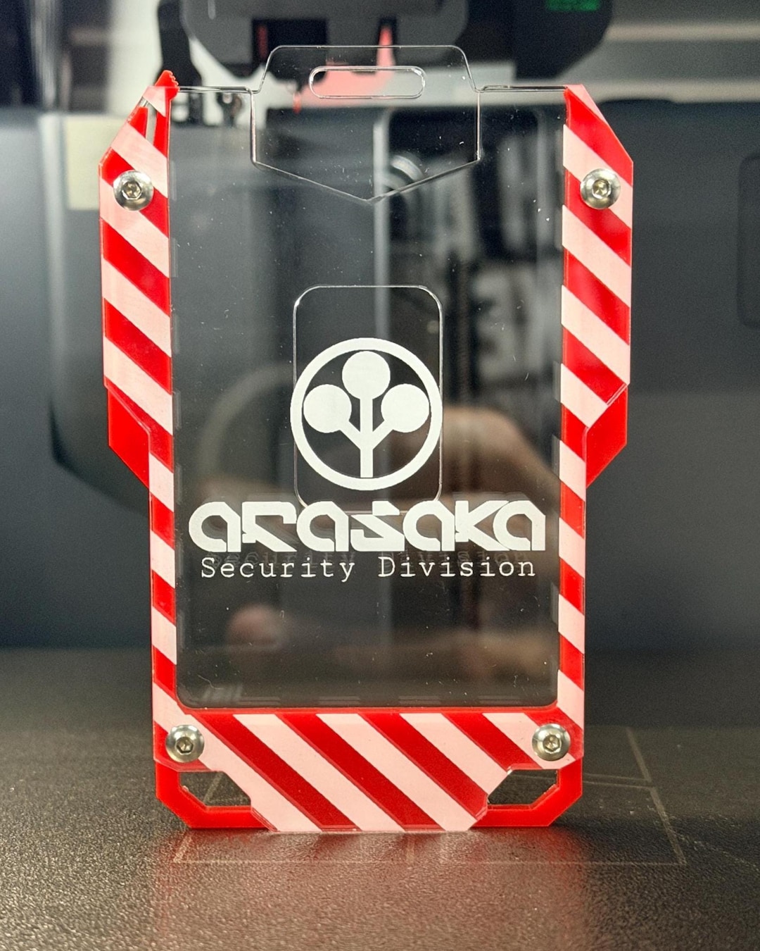 Arasaka Security Division - Cyberpunk Keycard Style Card ID Holder