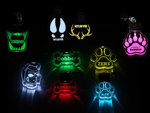 led dog tags