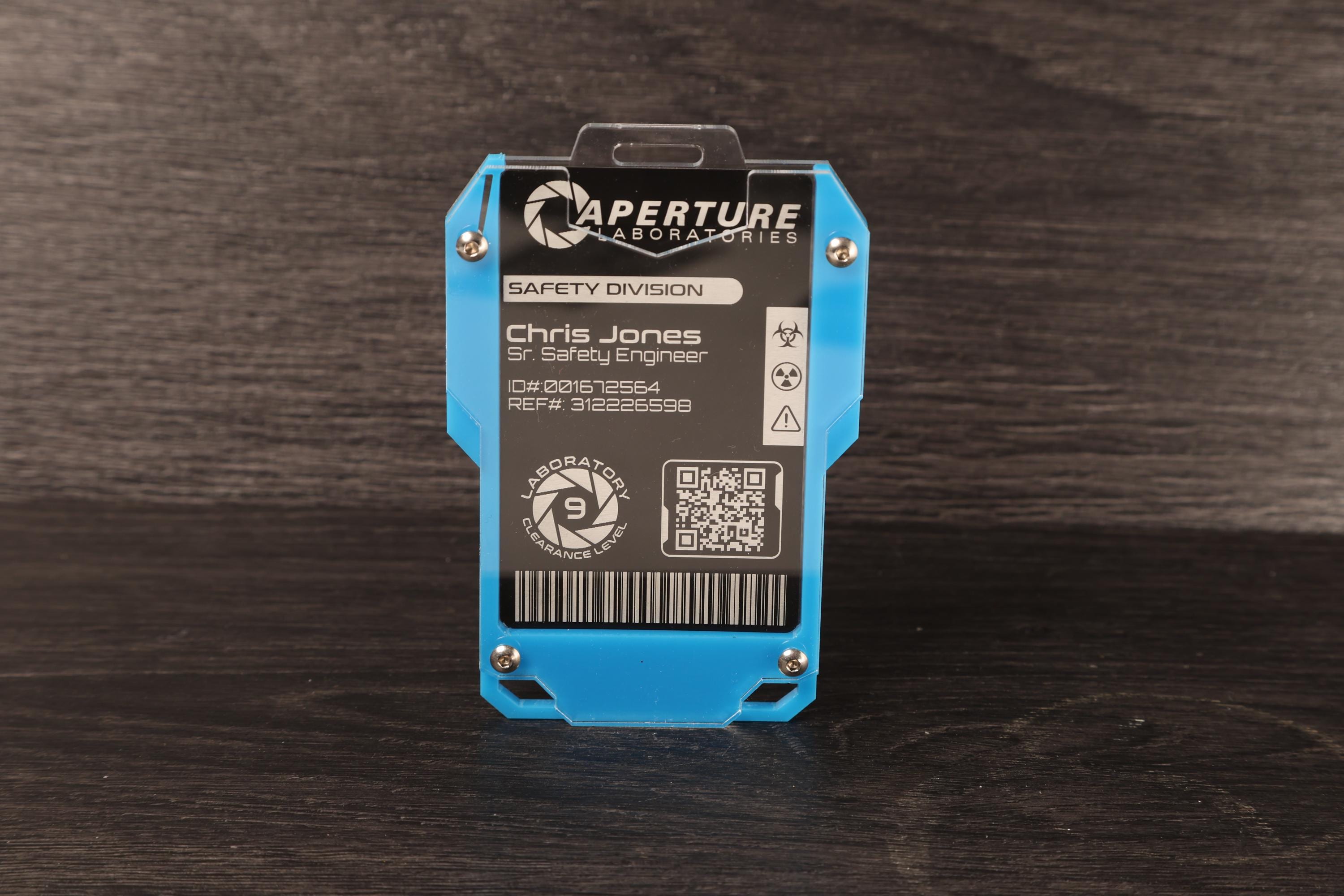 Personalized Aperture Laboratories Access ID Laser Engraved Aluminum ...