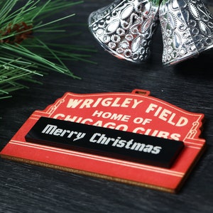 Personalized Wrigley Field Ornament - Personalized Wrigley Ornament - Wrigley Field Magnet