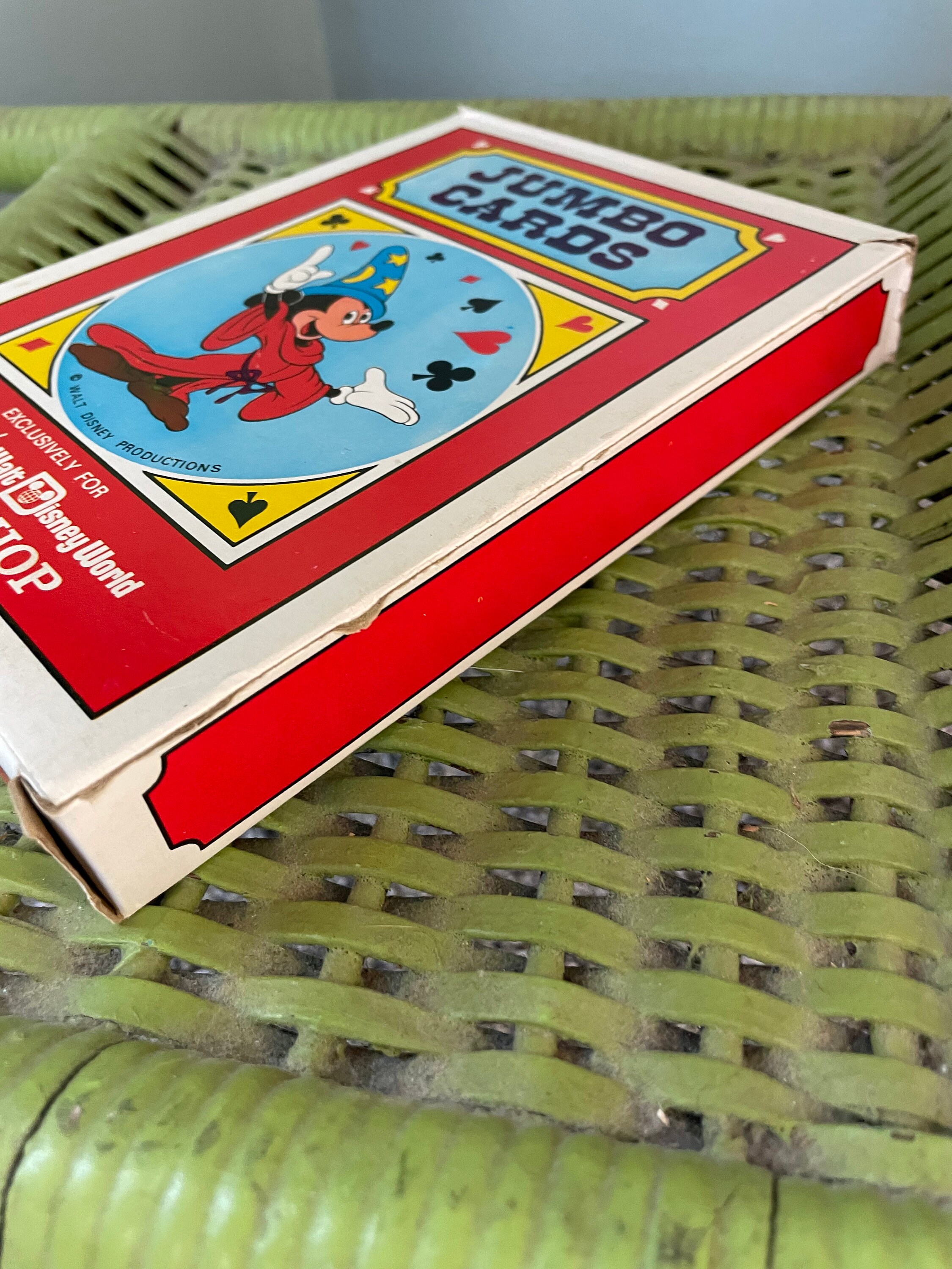 Walt Disney World Jumbo Deck of Cards Etsy