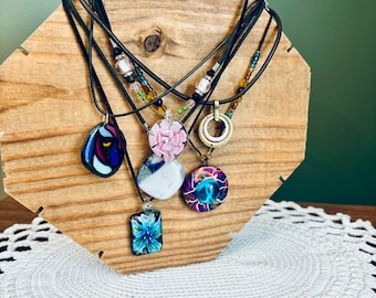 90’s Pendant Necklaces | Vintage Necklaces | 90s, Y2K, Grunge Aesthetic Costume Jewelry
