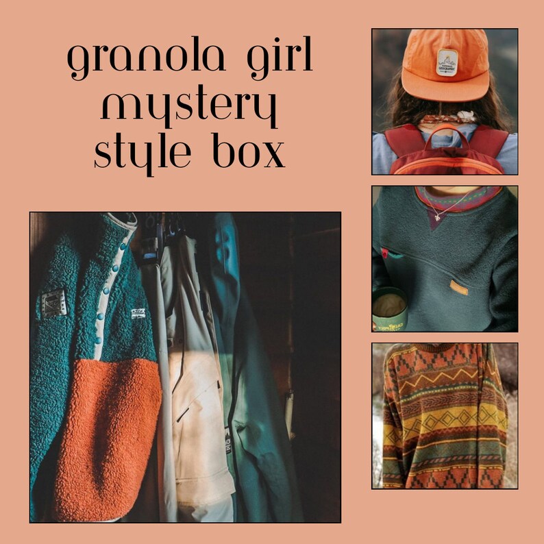 Mystery Style Box Granola Girl Aesthetic Etsy