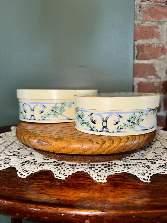 Set of (2) Decorative Nesting Storage Boxes | Sma… - image 2