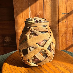 Eclectic Witchy Bohemian Jewelry Vase |  Mystery Jewelry Jar | Vintage & Modern Costume Jewelry