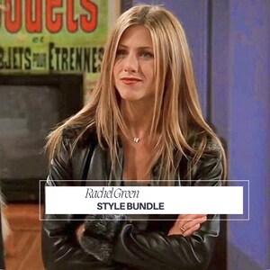 rachel green black and white dress netted