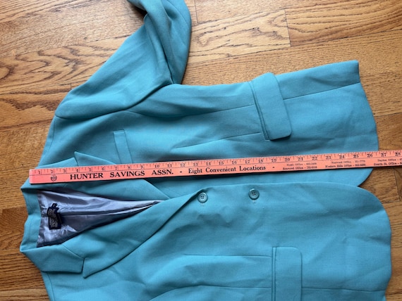 Pendleton Light Blue Single Brested Blazer | Made… - image 16