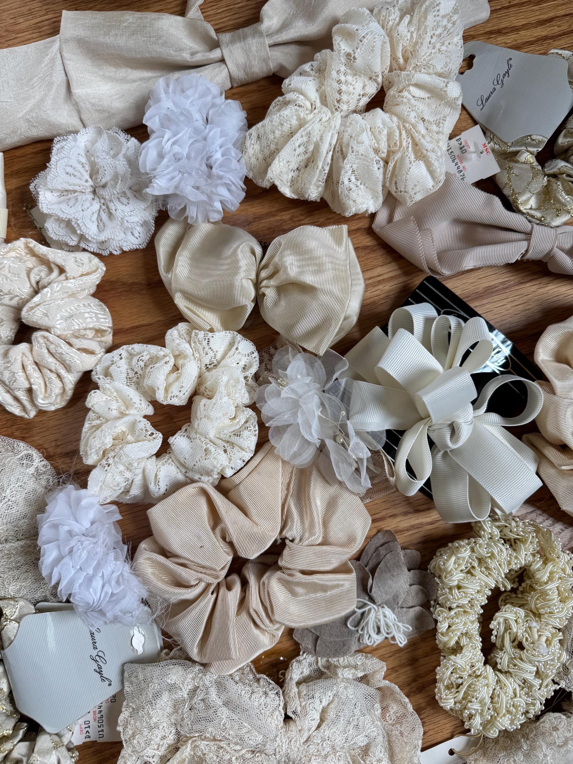 Hair Accessory Mystery Grab Bags | White, Cream, Beige  display picture 1