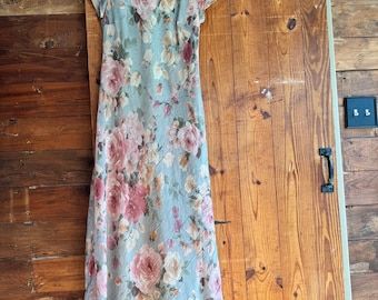 All That Jazz Vintage 90s Floral Maxi Dress