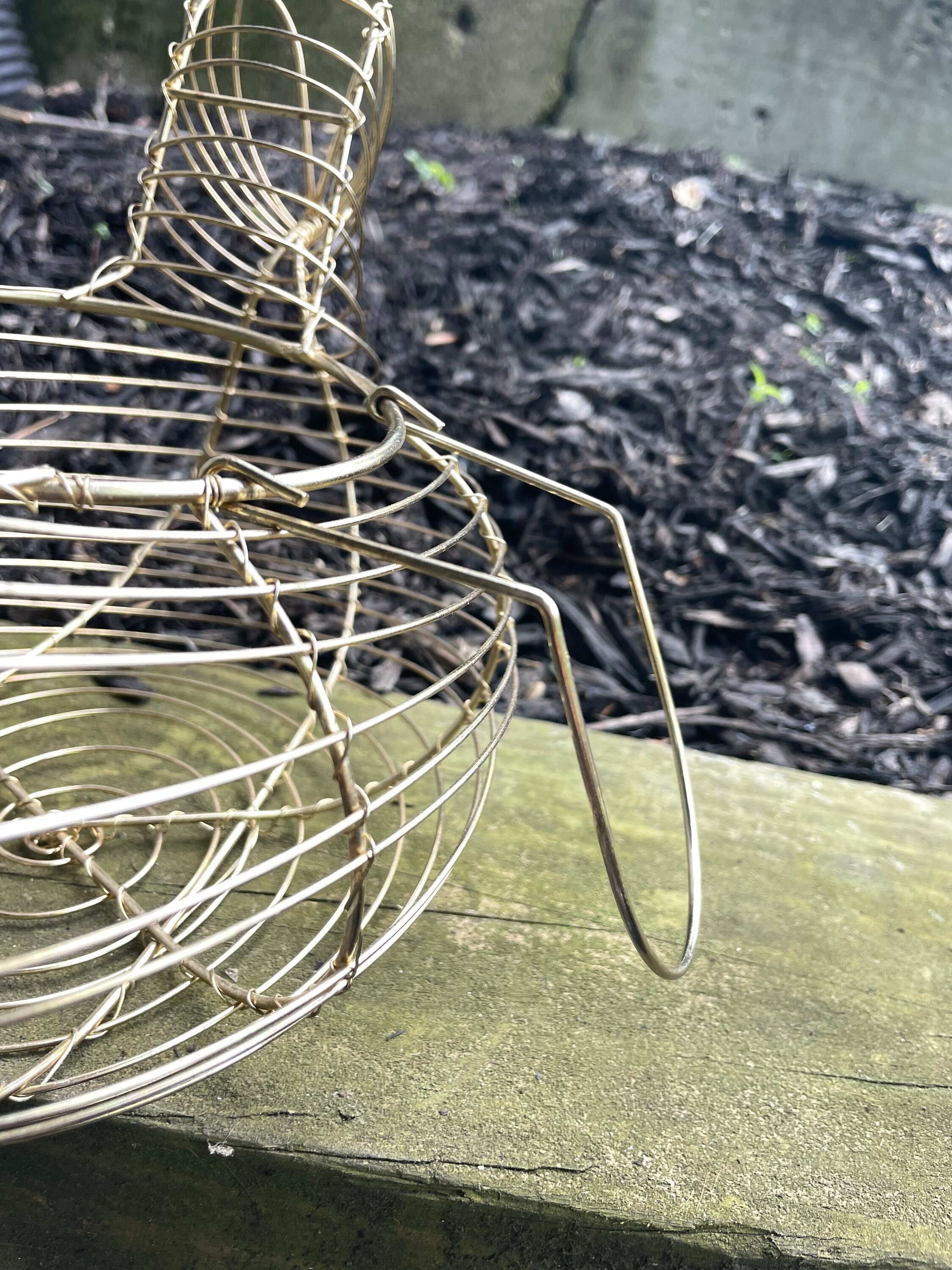 Wire Chicken Basket Etsy