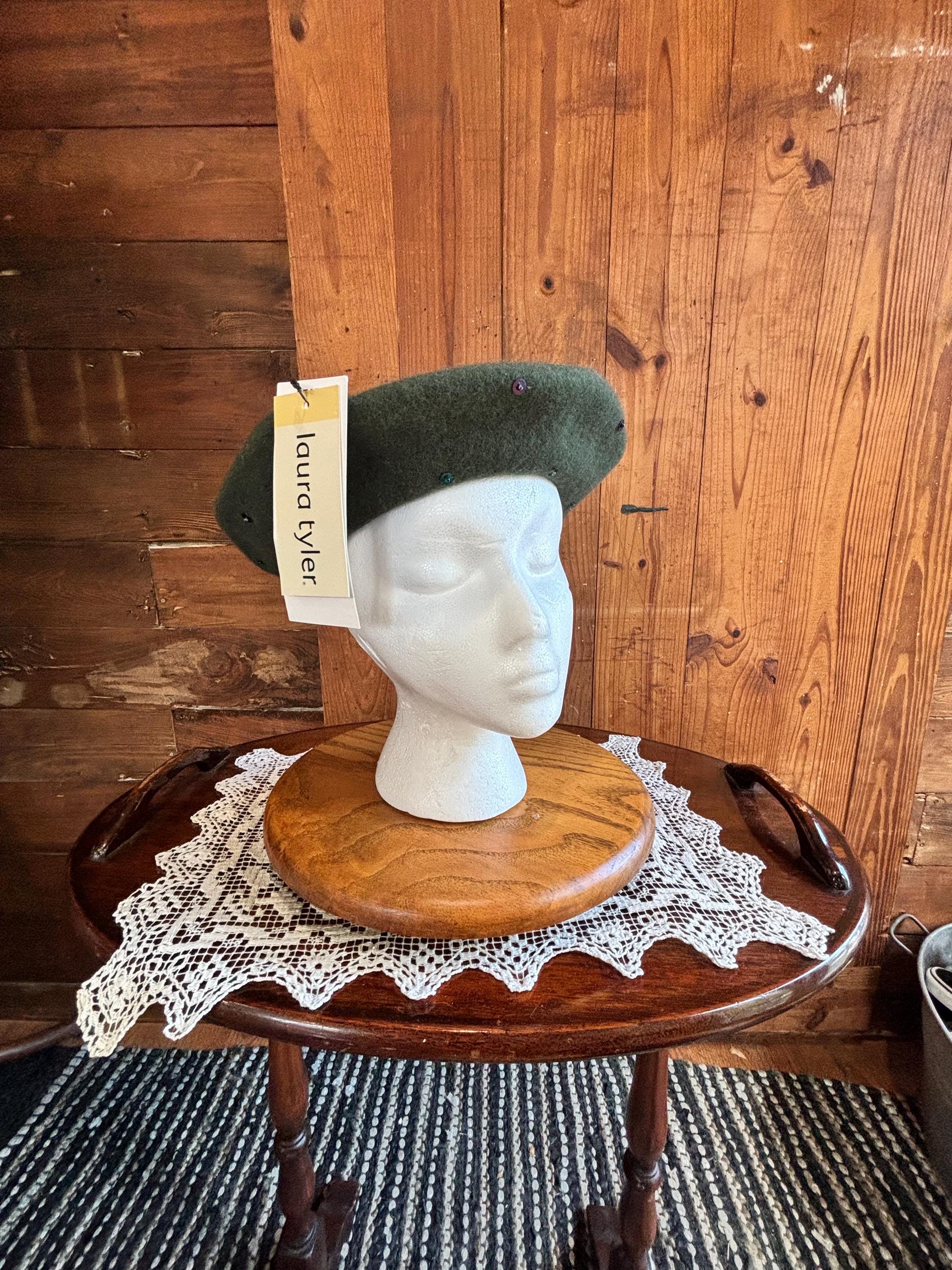VTG 1980s Tan 100% Acrylic Knit Beret by Aris Beret Aris Vintage - Etsy main image 3