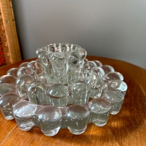 Vintage Clear Bubble Ash Trays | Boopie