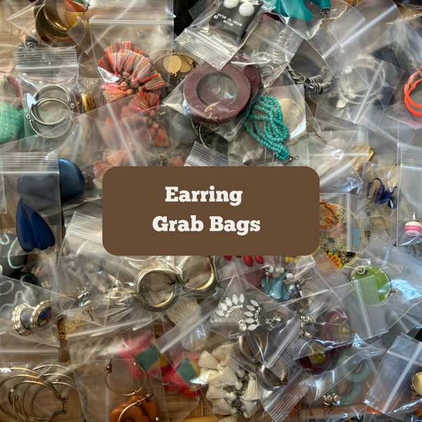 Earring Grab Bags | Vintage & Costume Jewelry