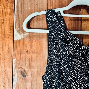 A Wild Thyme Petite | Vintage 90’s Black & White Maxi Dress | 90s Grunge, Downtown Girl