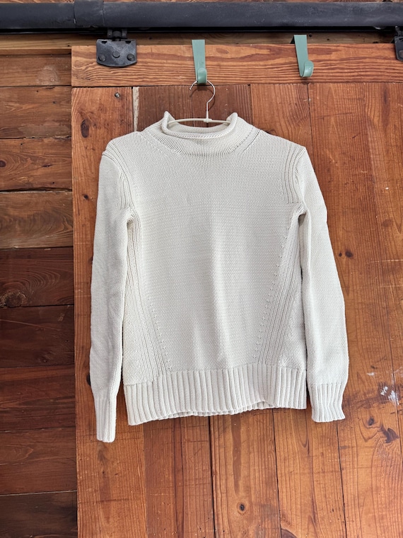 J.Crew 1988 Always Rollneck Sweater in Cream | Original Rollneck Sweater
