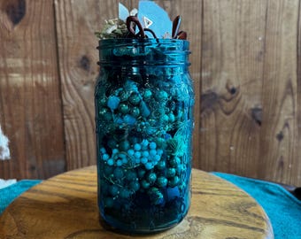 Curated Fairycore Jewelry Jar | Mystery Jewelry Jar | Dark Naturalism, Witchy, Fairy, Whimsical, Boho chic