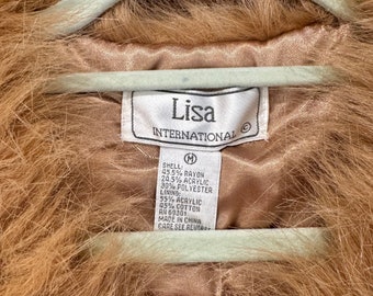 Lisa International | Carmel Sweater W/ Faux Fur Collar - Etsy