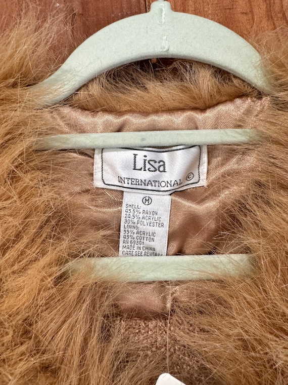 【Lisa International 】　フェイクファーニット Lisa International | Carmel Sweater W/ Faux Fur Collar - Etsy