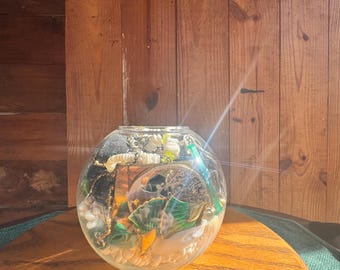 Curated Fairy Core Jewelry Jar | Mystery Jewelry | Dark Naturalism, Witchy, Fairy Core, Whimsical, Bohemian | Green, Cream, Gold, Black
