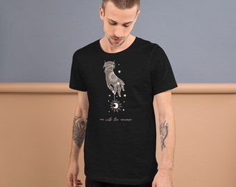 Regalo de camiseta de astrología unisex, "One With The Universe", Idea para un regalo