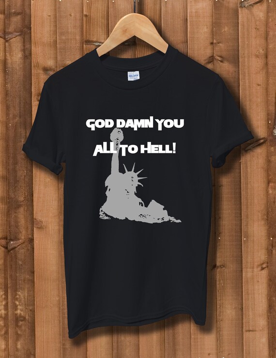 Buy Damn You All to Hell Adults Unisex T-shirt Online in India - Etsy