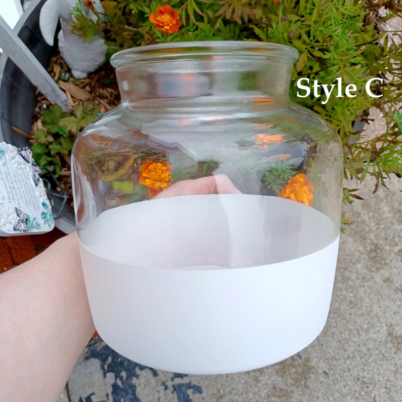 Acrylic Paint Dipped Jars 4 Styles Candle Jars Storage Etsy