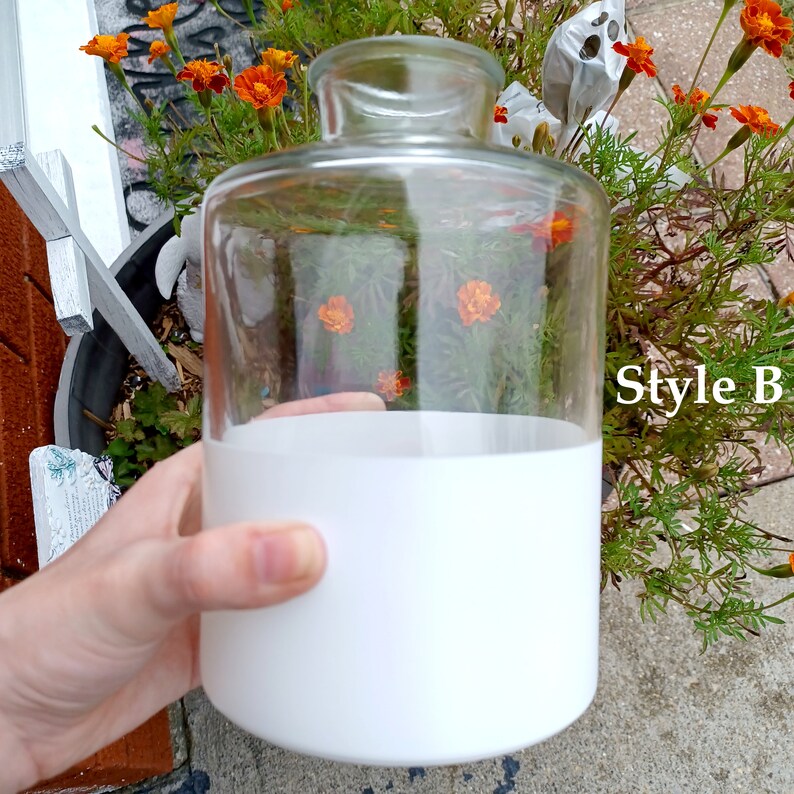 Acrylic Paint Dipped Jars 4 Styles Candle Jars Storage Etsy