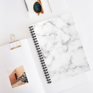 Water Color Spiral Notebook, Marble Notebook, Journal, Spiral Journal, Spiral Notebook - Ruled Line