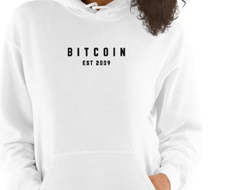 Bitcoin Crypto Hoodie - White