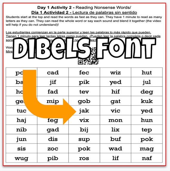 DES テキスト ANSWER keywords 40 Days of Nonsense Words Fluency Practice | NWF Dibels Practice