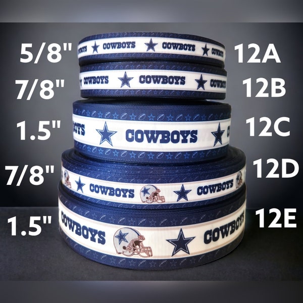 5/8" or 7/8" or 1" or 1.5" Sports Ribbon