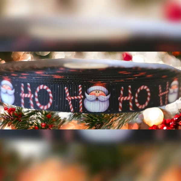 Ho ho ho ribbon etsy