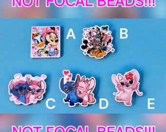 2 or 6 Pieces - Cartoon Resin Planar Flatbacks, DIY Crafts, NOT Focal Beads!!!