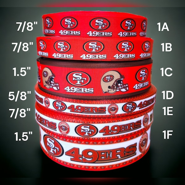 5/8" or 7/8" or 1" or 1.5" Sports Ribbon