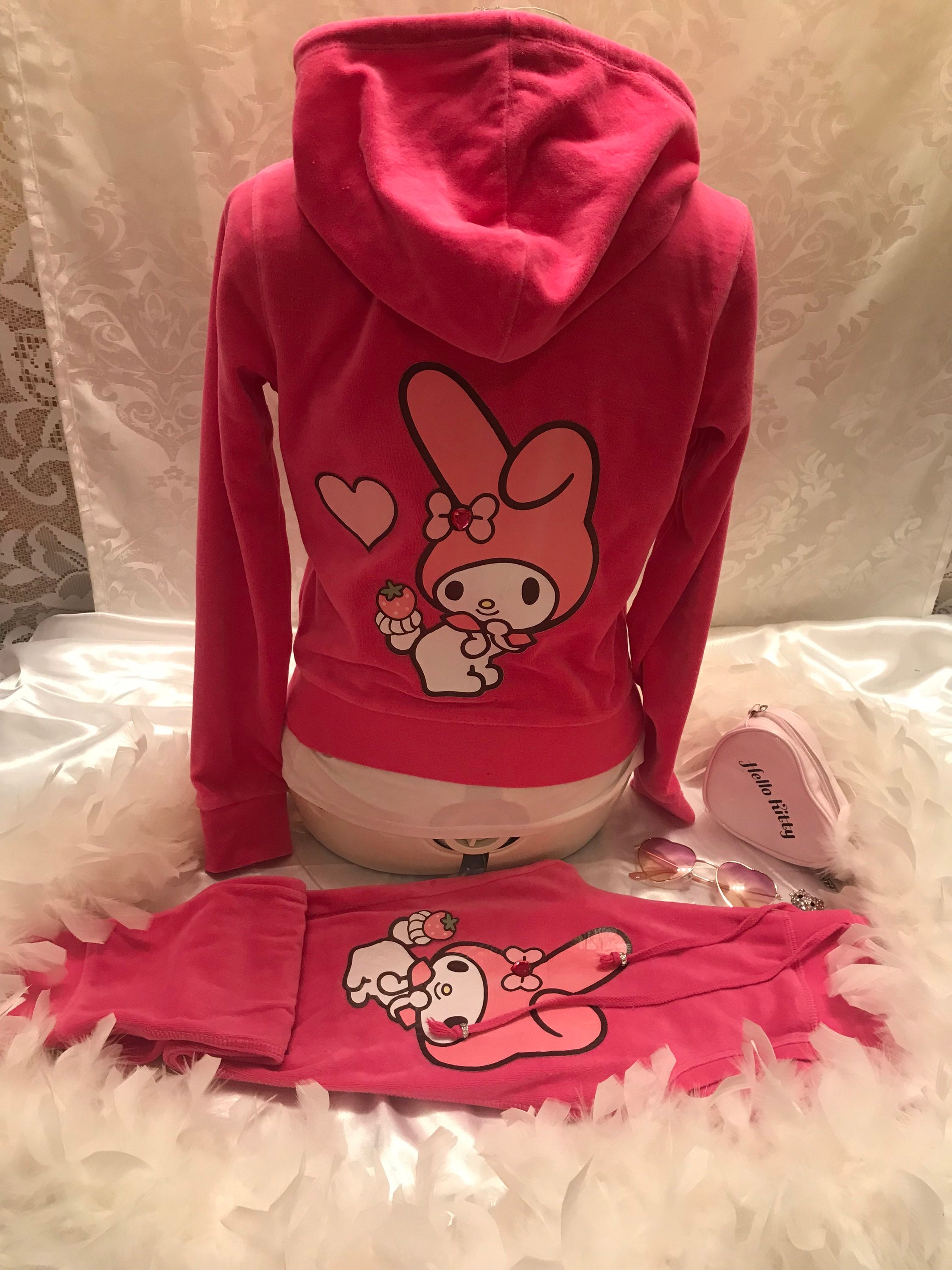 Adorable Vintage Y2k Hot Pink Tracksuit With My Melody Details -  Canada