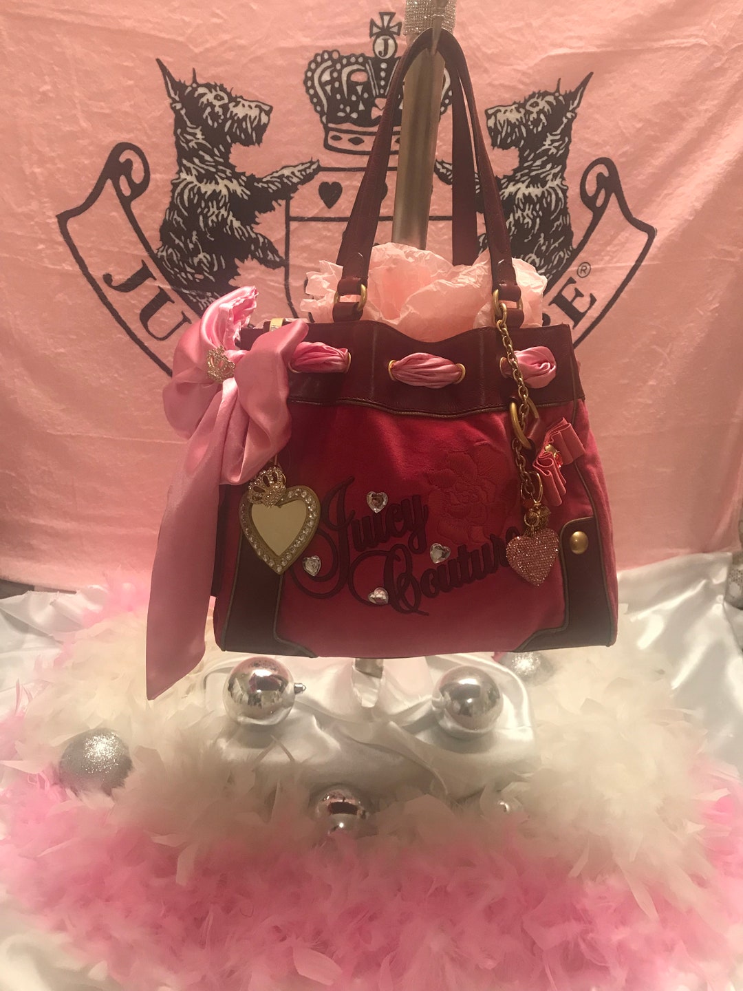 Rare Hot Pink Vintage Velvet Daydreamer Etsy