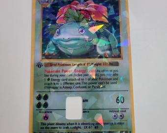 2X Venusaur Pokémon Tarjeta de Crédito Chip Pequeño PEGATINA (Holográfica) 2PACK