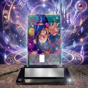 2X Girl Yugi Style Credit Card Small Chip STICKER (Holographic) 2PACK image 1